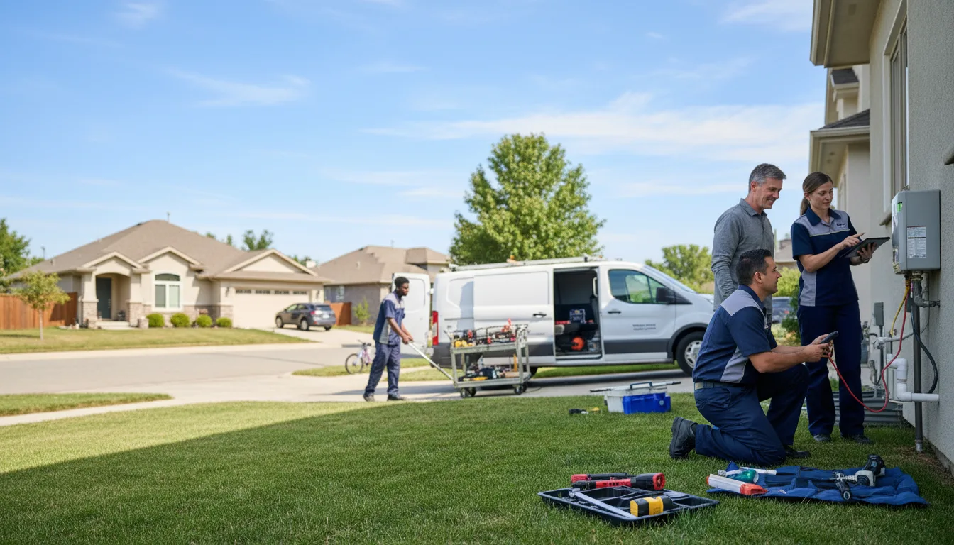 Tankless water heater service in Springfield, VT